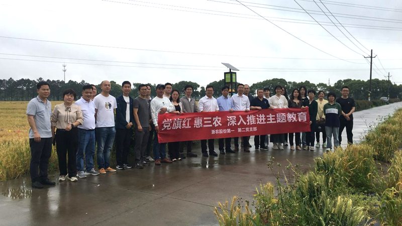 浙農(nóng)股份第一、二黨支部與省植保農(nóng)藥站黨支部開展主題教育聯(lián)學(xué)共建活動(dòng)